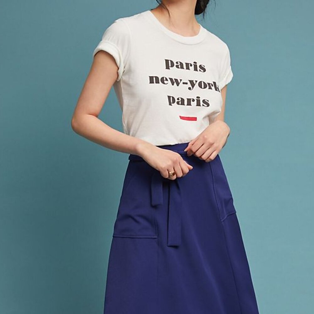 NWT Anthropologie Belted Utility Skirt by ISLA MAUDE